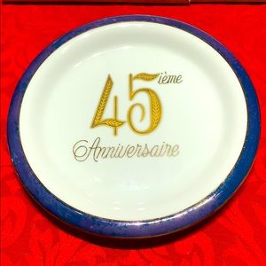 Saji Fine China Japan 45th anniversary plaque